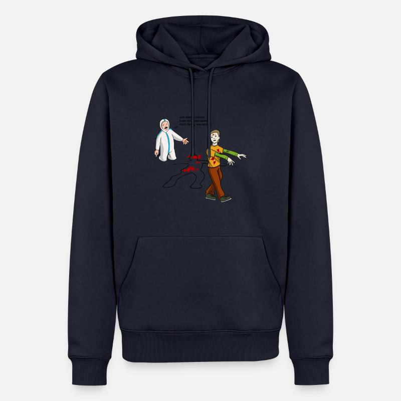 Spurensicherung - Kripo Polizei Kriminaltechnik - Männer Premium Bio Hoodie - Navy