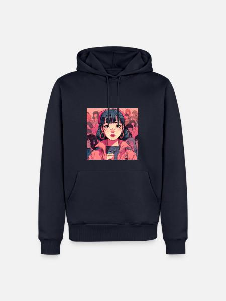 Anna die Zauberhafte - Männer Premium Bio Hoodie - Navy