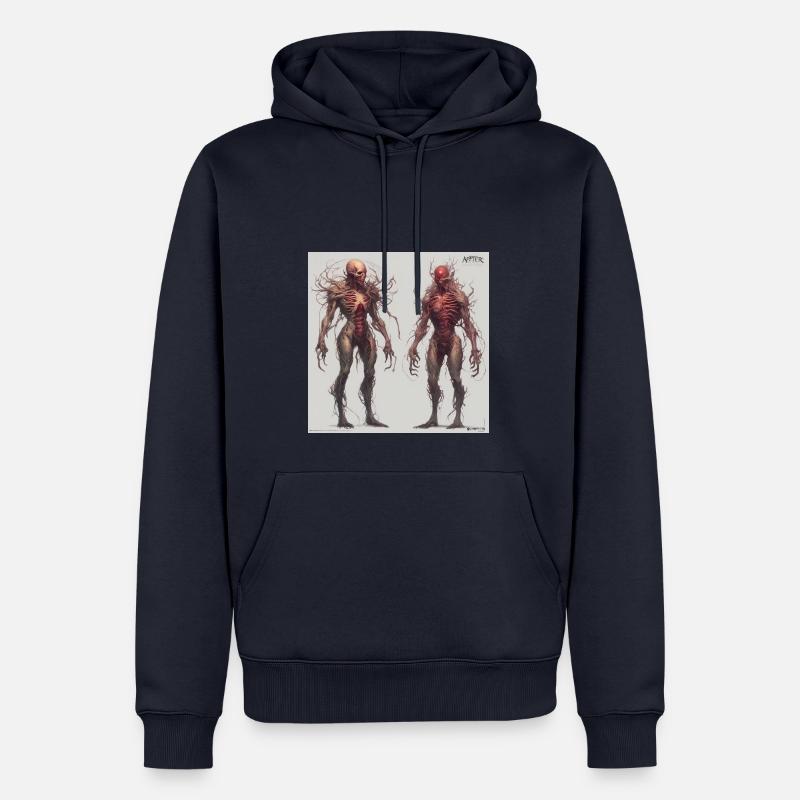 Anatomie eines Dämons - Männer Premium Bio Hoodie - Navy