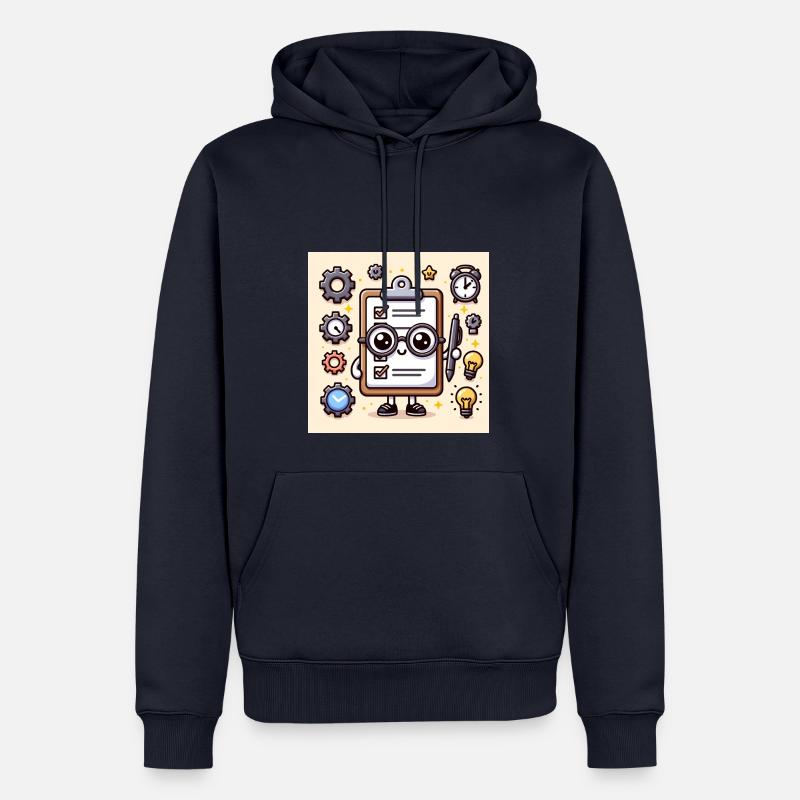 Smart Task Buddy - Männer Premium Bio Hoodie - Navy