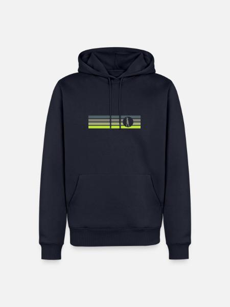 Axtwerfen Axt Axtwerfen - Männer Premium Bio Hoodie - Navy