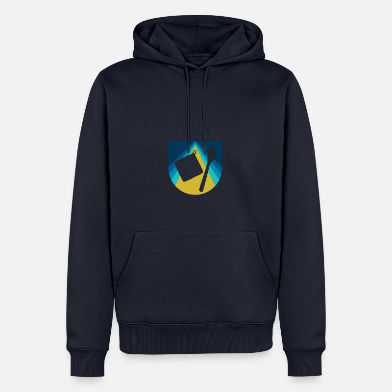 Backen Bäcker Bäckerei - Männer Premium Bio Hoodie - Navy