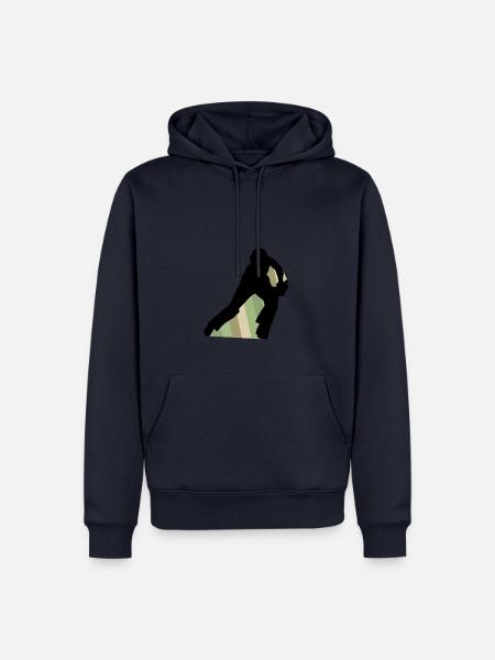 Cricketspieler Cricketteam - Männer Premium Bio Hoodie - Navy