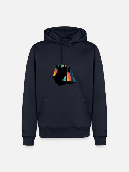 Axolotls Süß - Männer Premium Bio Hoodie - Navy