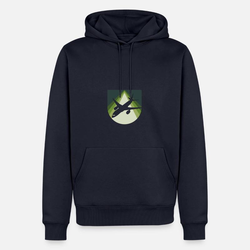 Luftfahrt Luftfahrt Luftfahrt - Männer Premium Bio Hoodie - Navy