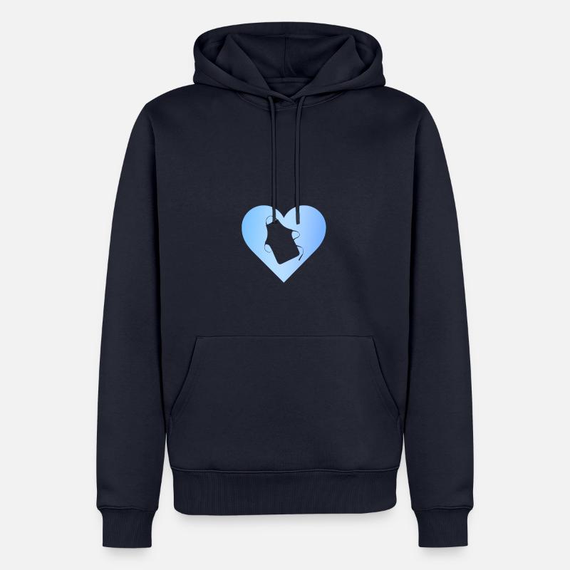 Backwaren Backen Backwaren - Männer Premium Bio Hoodie - Navy
