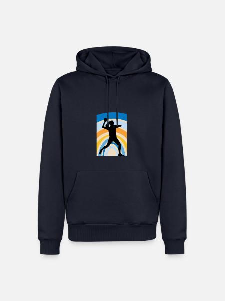 Mannschaft Dodgeball - Männer Premium Bio Hoodie - Navy