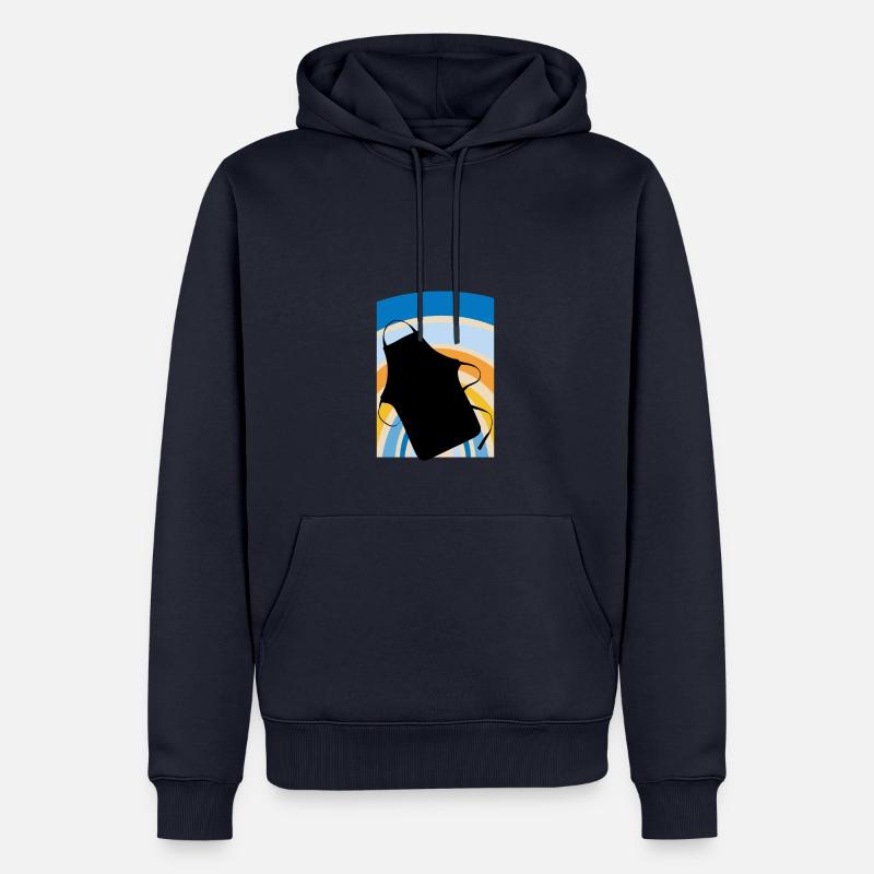 Cuisson, cuisson, cuisson - Sweat à capuche Premium bio Homme - bleu marine