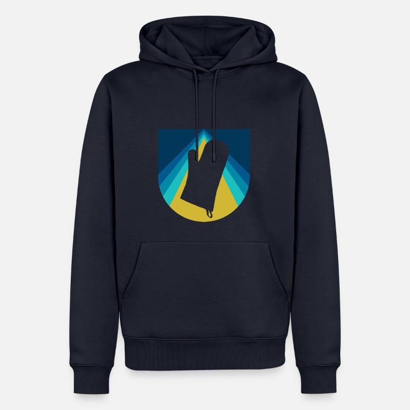 Backen Backen Backen Backwaren - Männer Premium Bio Hoodie - Navy