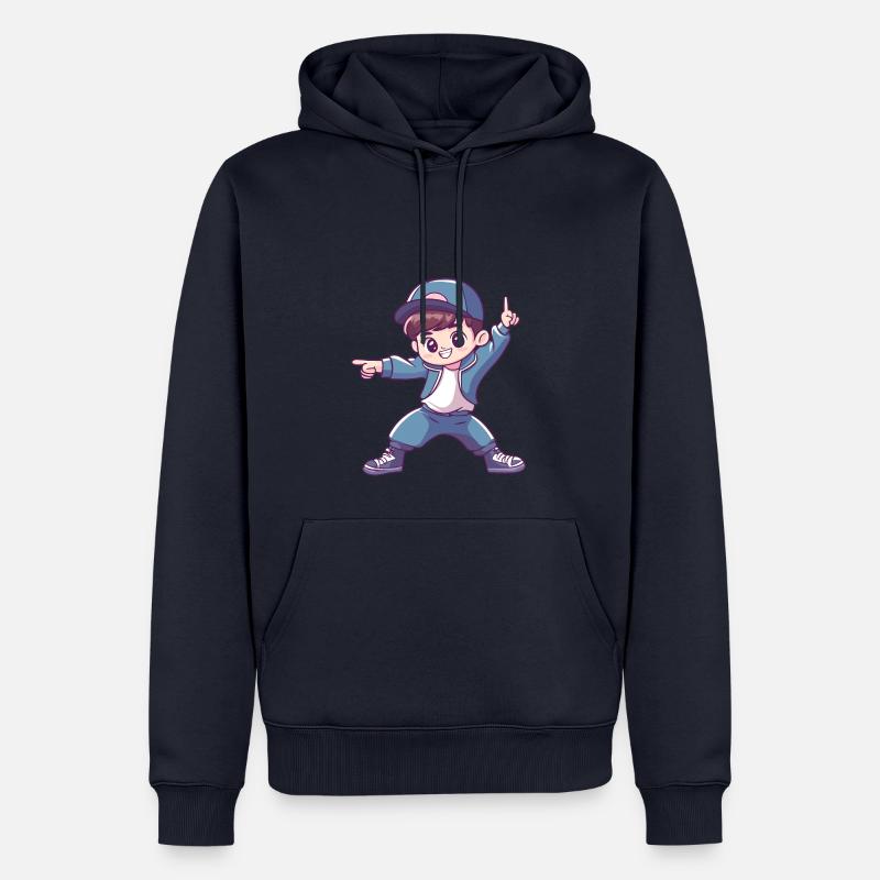 Breakdance Breakdancer Breakdancing - Männer Premium Bio Hoodie - Navy