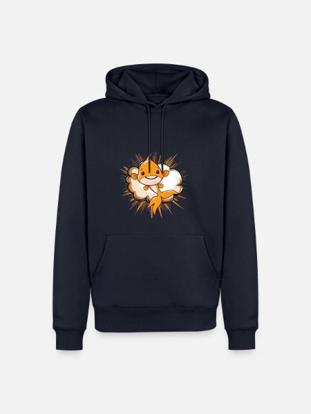 Fische Fischen - Männer Premium Bio Hoodie - Navy
