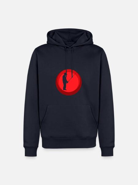 Fischen Fischerei Angeln - Männer Premium Bio Hoodie - Navy