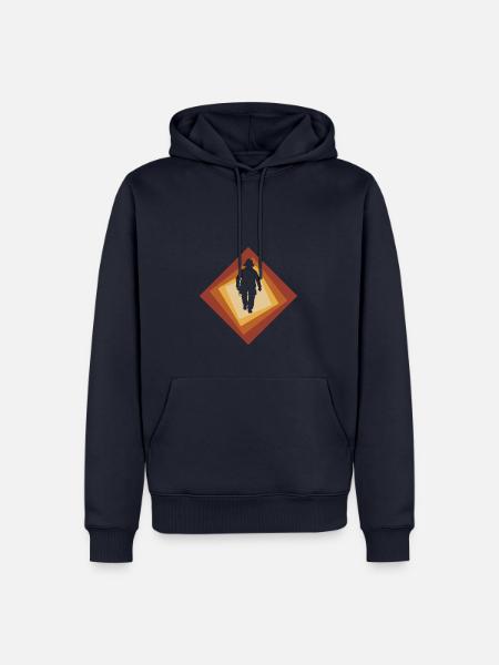 Feuerwehr Freiwillige Blaulicht - Männer Premium Bio Hoodie - Navy