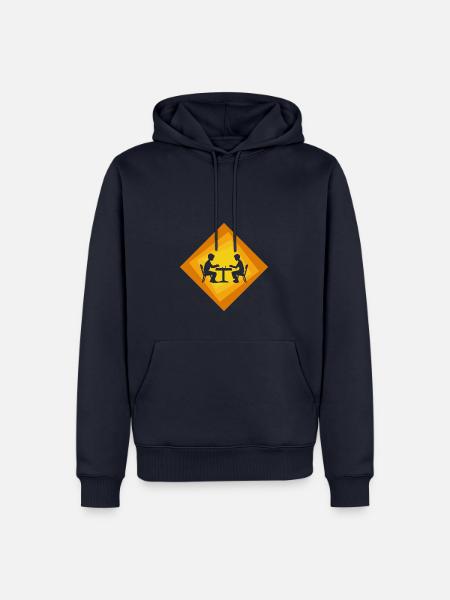 Brettspiele Taktik Spieleabend - Männer Premium Bio Hoodie - Navy