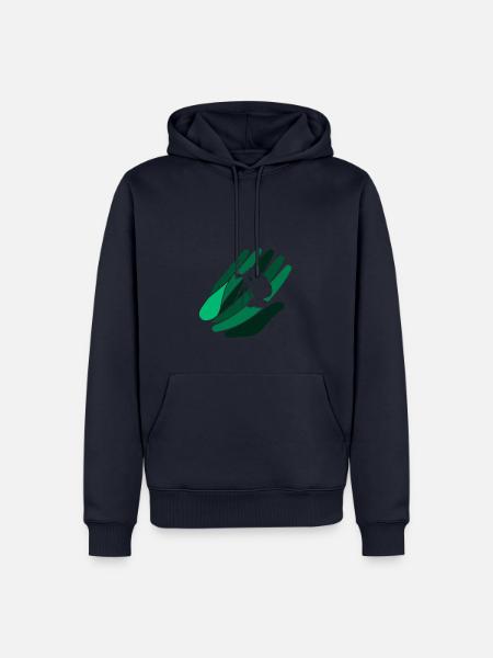 Fotograf Digitalkamera Bild - Männer Premium Bio Hoodie - Navy