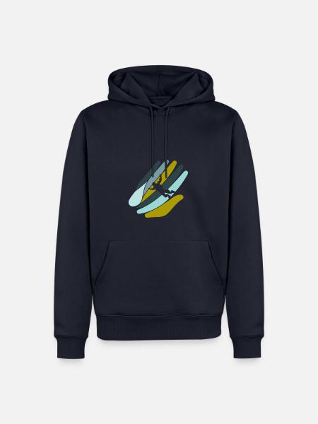 Skydive Flugsport - Männer Premium Bio Hoodie - Navy
