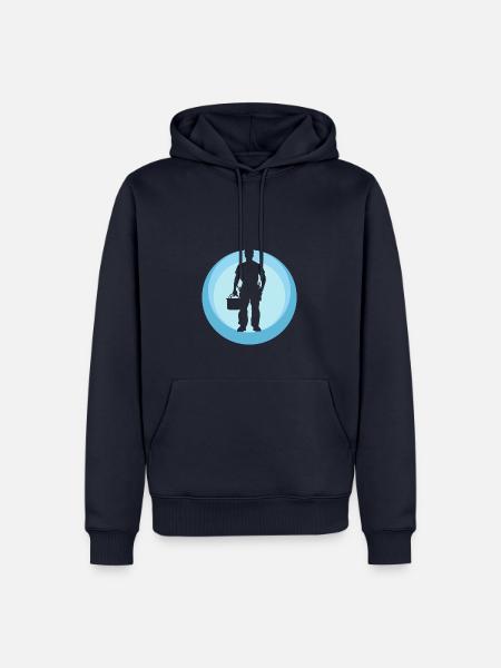 Klempner Flaschner - Männer Premium Bio Hoodie - Navy