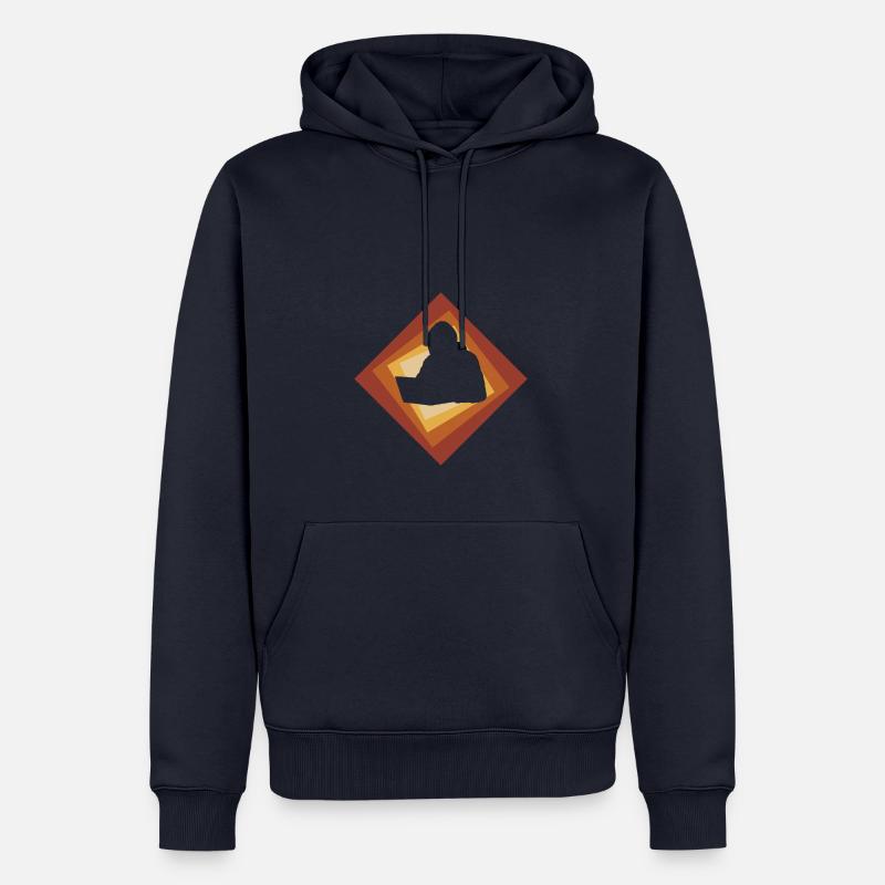 Hacker Informatik Student Hacken - Männer Premium Bio Hoodie - Navy