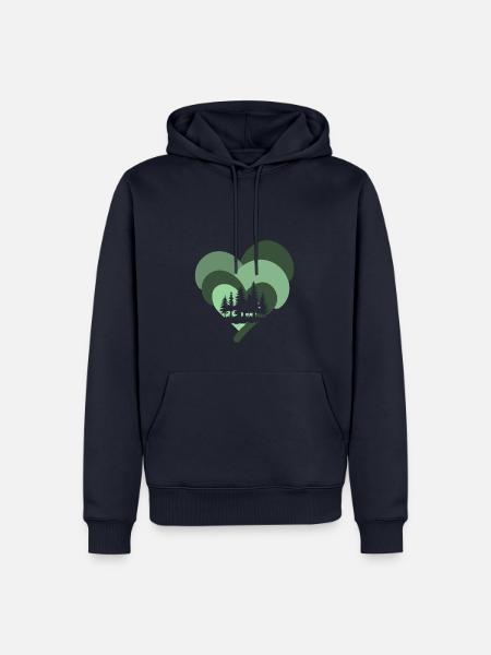 Forstwirtschaft Nachhaltigkeit - Männer Premium Bio Hoodie - Navy