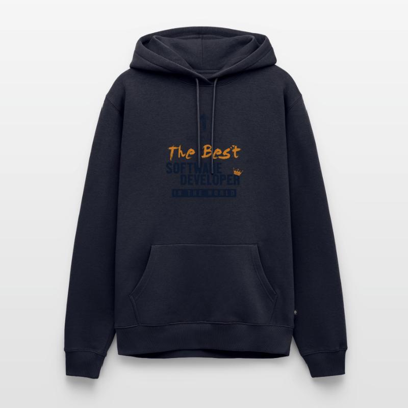 Best Software Developer World Developer Coder Männer Premium Bio Hoodie