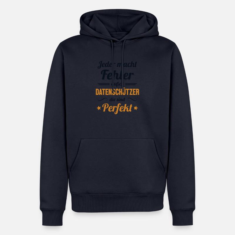 Datenschützer sind Perfekt Datenschutz Experte - Männer Premium Bio Hoodie - Navy