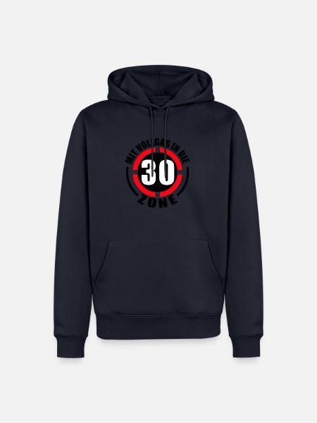 30 Geburtstag Geschenke lustig 30. Geburtstag Mann - Männer Premium Bio Hoodie - Navy