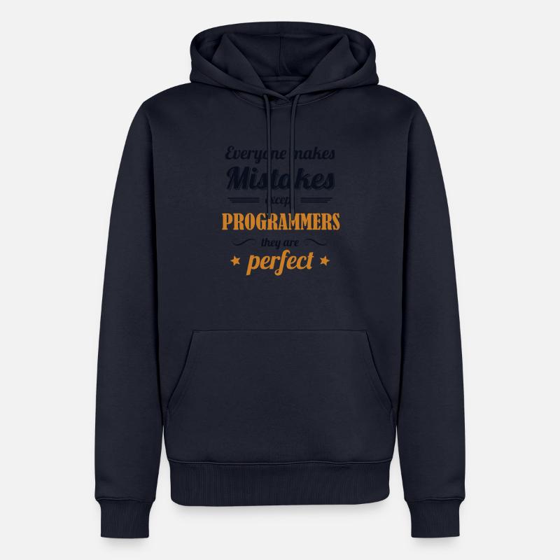 Programmers are Perfect Developer Coder - Männer Premium Bio Hoodie - Navy