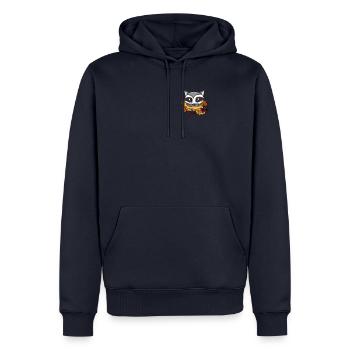 Raccoon - Men’s Premium Organic Hoodie - navy - Front - Nico (187cm)