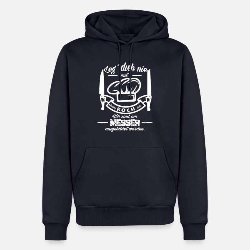 Ein Koch Geschenk - Männer Premium Bio Hoodie - Navy