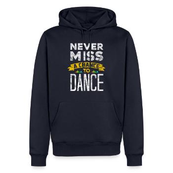 Dancefloor Moves Dancing Club Musik DJ Scene Soul - Männer Premium Bio Hoodie - Navy - Vorne - Nico (187cm)