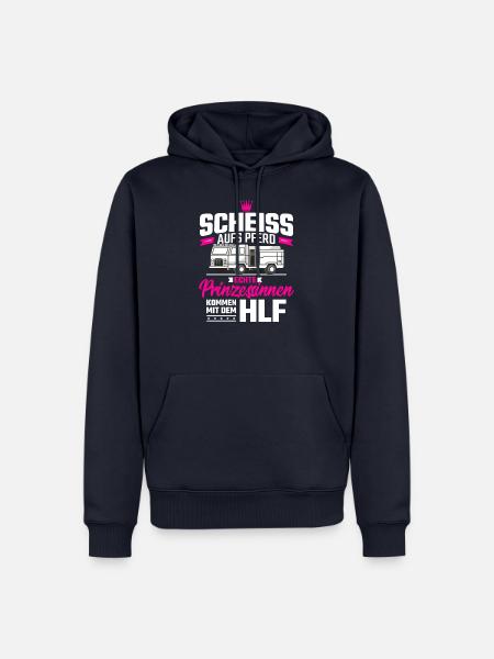 Feuerwehrfrau Feuerwehr - Männer Premium Bio Hoodie - Navy