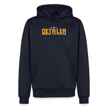 Les réparateurs de voitures bing les voitures neuves sensation - Sweat à capuche Premium bio Homme - bleu marine - Devant - Nico (187cm)