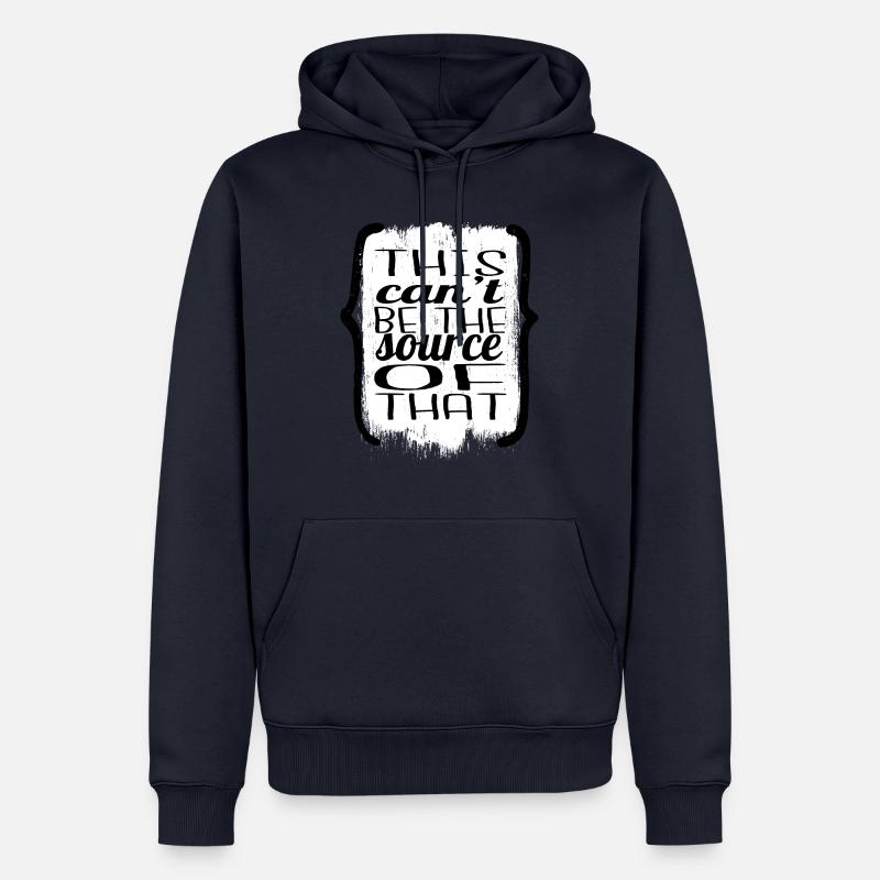 Langage de programmation - Sweat à capuche Premium bio Homme - bleu marine