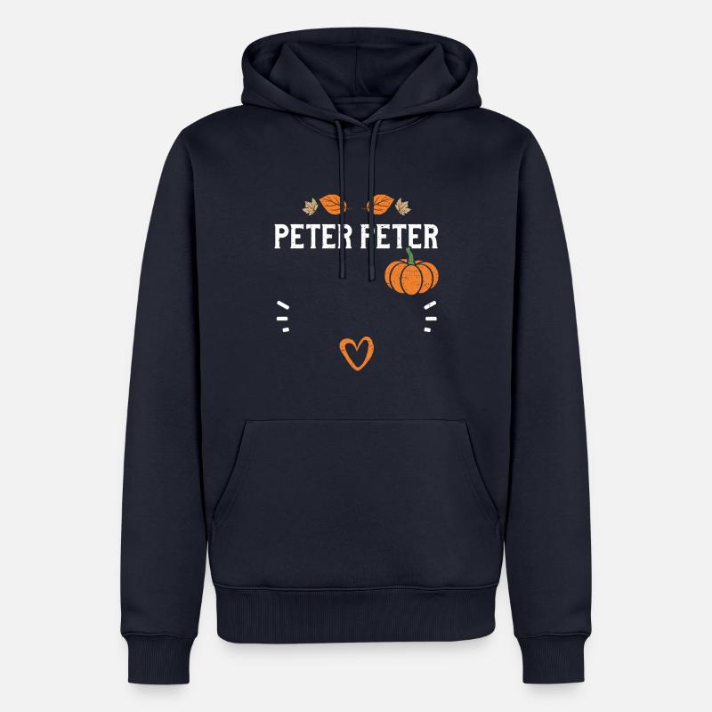 Peter Peter - Pumpkin - Männer Premium Bio Hoodie - Navy