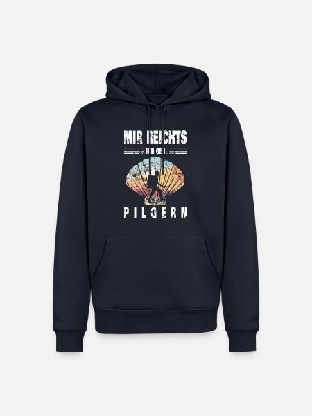 Pilgern - Männer Premium Bio Hoodie - Navy