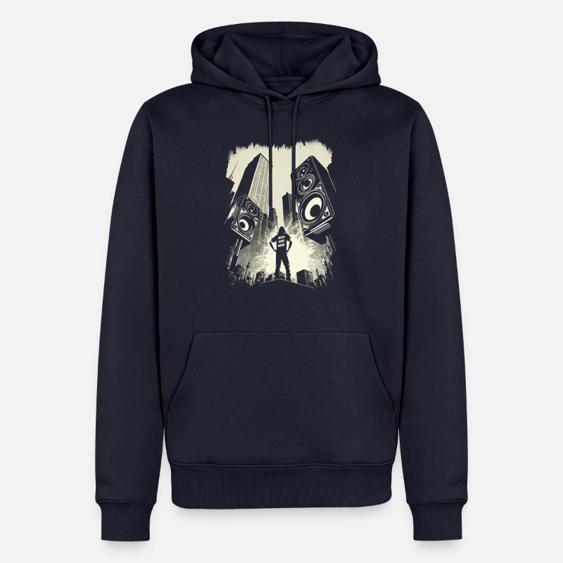 Make Some Noise! - Männer Premium Bio Hoodie - Navy