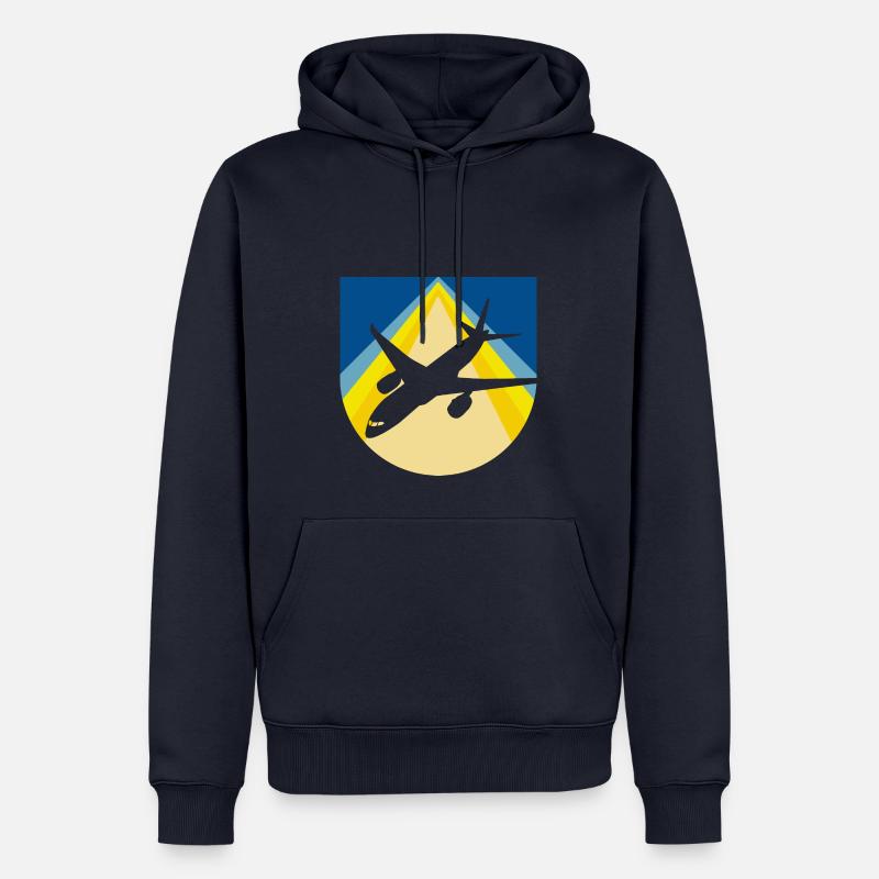 Luftfahrt Flieger - Männer Premium Bio Hoodie - Navy