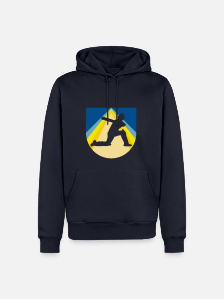 Cricketmannschaft Cricketspieler - Männer Premium Bio Hoodie - Navy