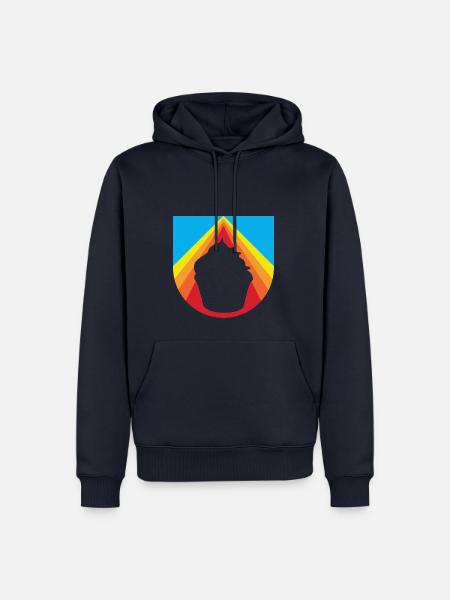 Törtchen Cupcake - Männer Premium Bio Hoodie - Navy