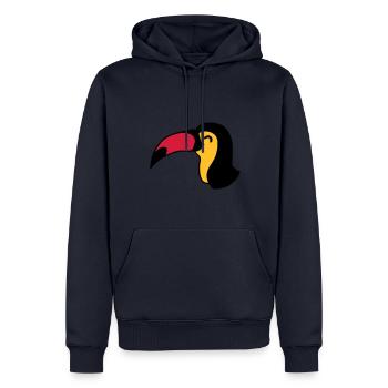 Toucan Toucan Tucan Bird - Men’s Premium Organic Hoodie - navy - Front - Nico (187cm)