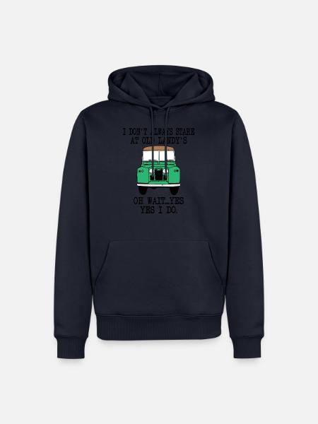 I Stare At Landy s - Männer Premium Bio Hoodie - Navy