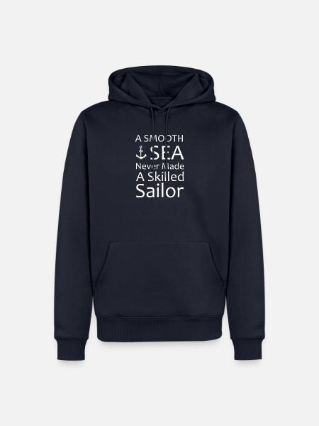 Segler & Seefahrer - Männer Premium Bio Hoodie - Navy