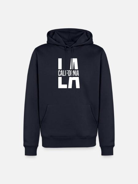LA Los Angeles Californien Geschenk - Männer Premium Bio Hoodie - Navy