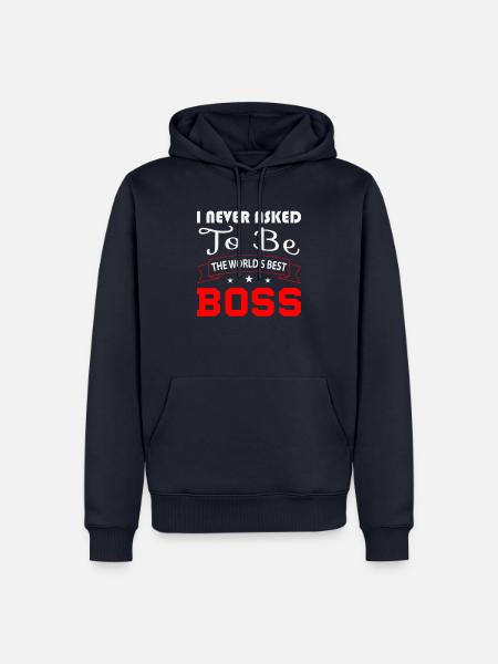 Bester Chef - Männer Premium Bio Hoodie - Navy