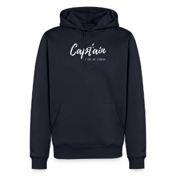 Captain und seine Crew Teil 1 - Männer Premium Bio Hoodie - Navy - Vorne - Nico (187cm)