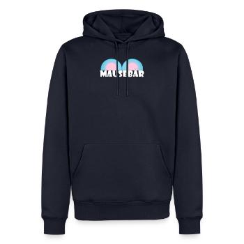 Kosename Mausebär Geschenkidee - Männer Premium Bio Hoodie - Navy - Vorne - Nico (187cm)