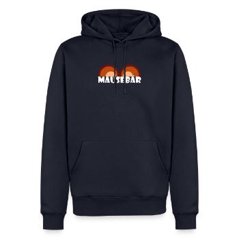 Kosename Mausebär Geschenkidee - Männer Premium Bio Hoodie - Navy - Vorne - Nico (187cm)