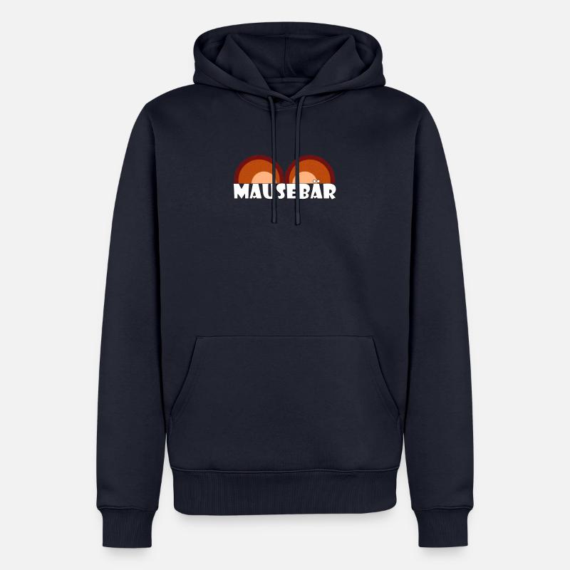 Kosename Mausebär Geschenkidee - Männer Premium Bio Hoodie - Navy