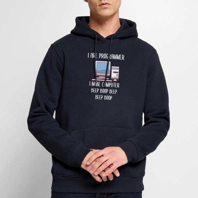 I are programmer programming Men’s Premium Organic Hoodie