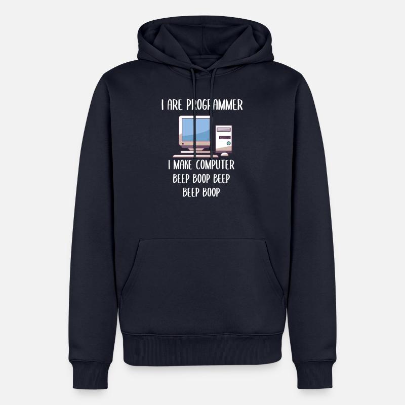 I are programmer programming - Men’s Premium Organic Hoodie - navy
